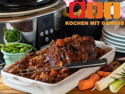 Schweinebraten aufwaermen im Dampfgarer