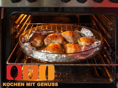gebackenes Haehnchen aufwaermen