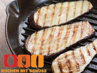 Aubergine aufwaermen