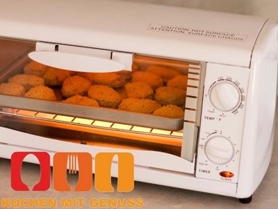 Chicken Nuggets aufwaermen in der Mikrowelle