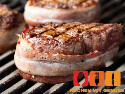 Garzeit von Schweinefilet im Speckmantel