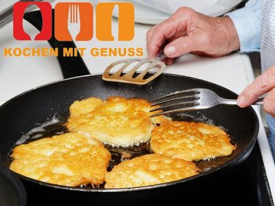 Kartoffelpuffer aufwaermen