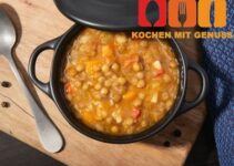 Linsen aufwärmen mit Mikrowelle, Herd & Backofen