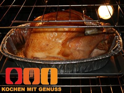 Wie lange braucht Truthahn im Backofen