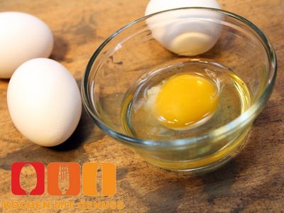 Eier roh essen