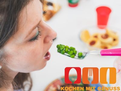 Erbsen roh essen