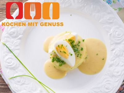 Eier in Senfsosse