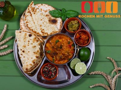 Was passt zu Aufstrich und Naan Brot und hat wenig Kohlenhydrate