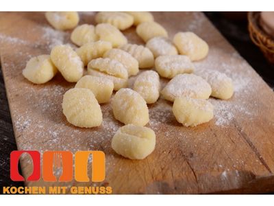 Zutaten fuer vegetarische und vegane Gnocchi
