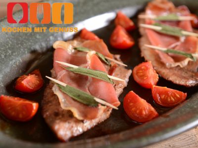 Welches Fleisch wird fuer Saltimbocca verwendet?