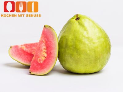 Der Geschmack von reifen und unreifen Guaven