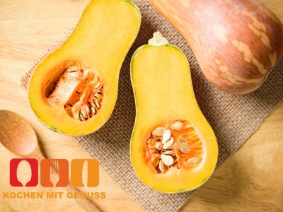 Vergleich des Butternut Kürbis Geschmacks mit anderen Kürbissorten