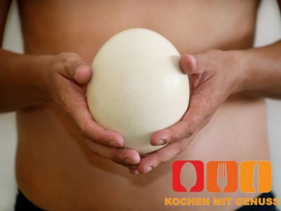 Wie schmeckt Straußenei?